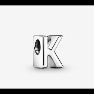 Pandora Letter K Alphabet Charm